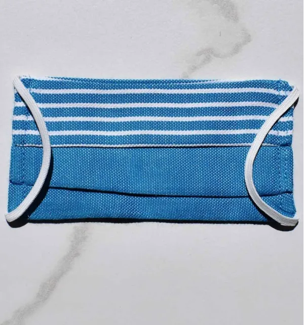 Blue with stripes Kids Face Mask  - 1