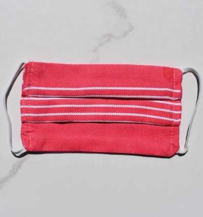 Pink with stripes  Kids Face Mask