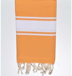 Flat mustard yellow fouta Fouta Tunisia - 1