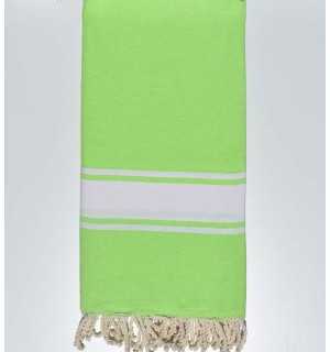Bright green throw 2m*2m Fouta Tunisia - 1