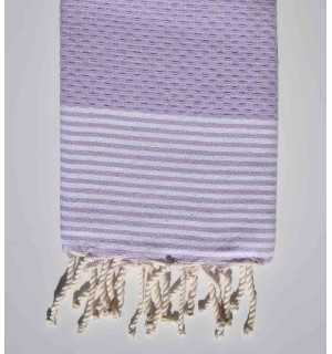 Light mauve napkin Fouta Tunisia - 1