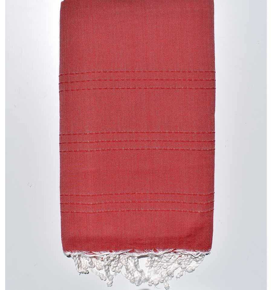 Medium Throw red 1.5m*2.5m Fouta Tunisia - 1