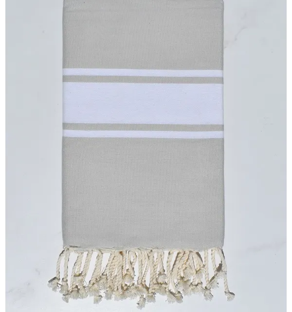 Flat clay Beach towel Fouta Tunisia - 1