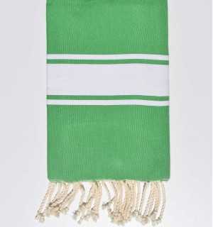 Mint Green Flat Beach Towel Fouta Tunisia - 2