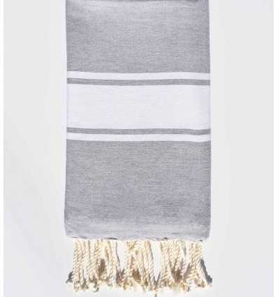 Beach Towel flat gray heather
