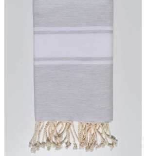 Flat Light grey fouta Fouta Tunisia - 1