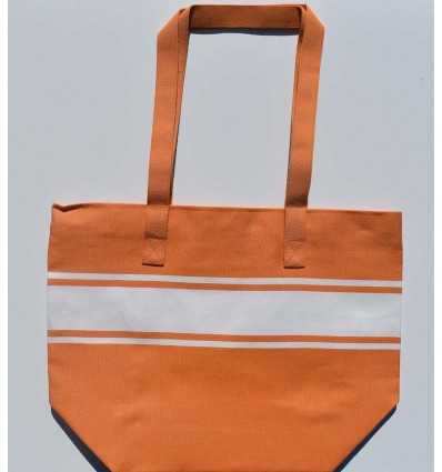  orange beach bag