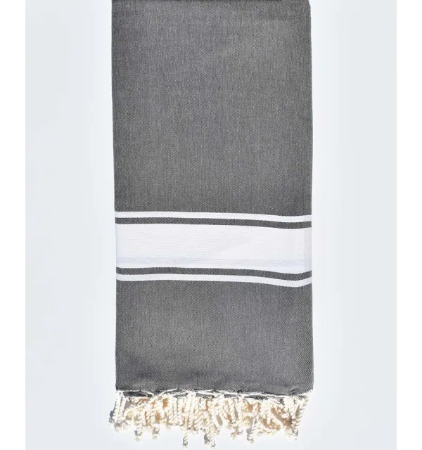 Taupe brown Throw Fouta Tunisia - 1