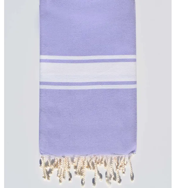 Flat amethyst fouta  - 1