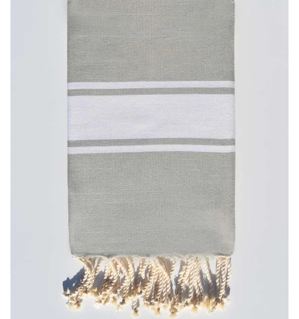 Flat verdigris Beach towel  - 1