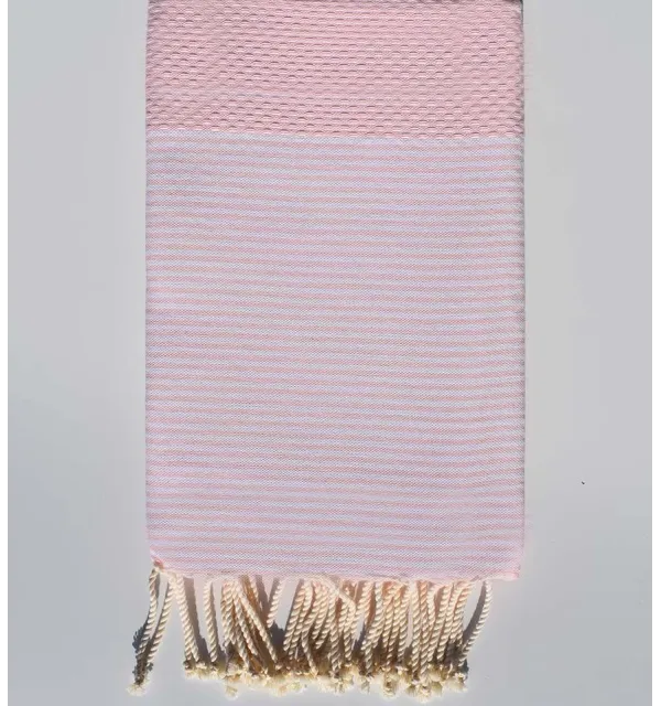 Beach Towel clear candy pink  - 1