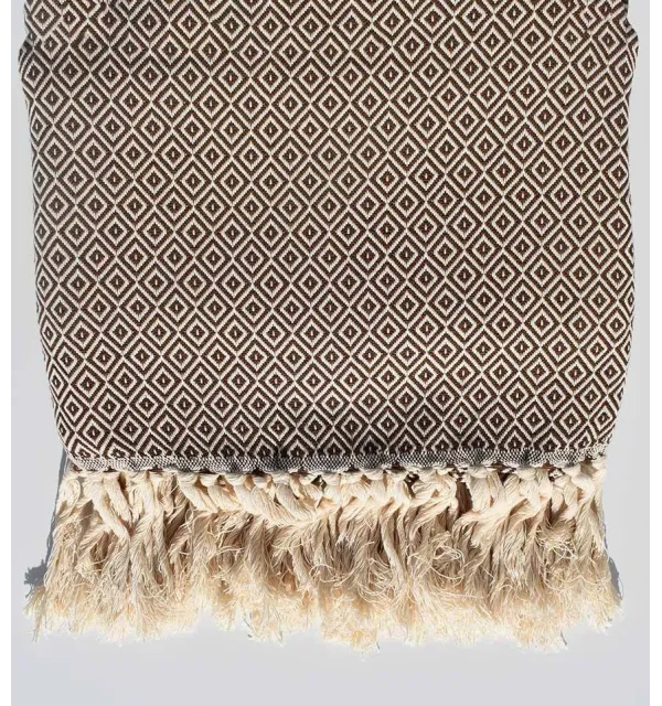 Brown  throw blanket 1.6m*2.5m  - 1