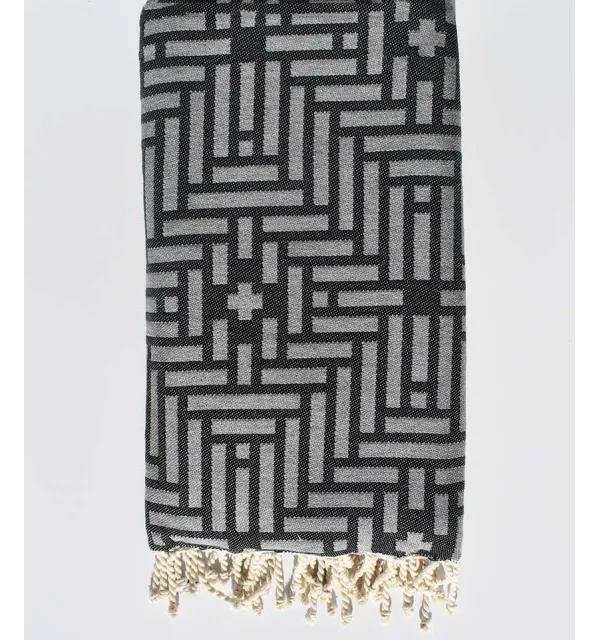 Dark gray and medium gray throw 2m*2.9m  - 1