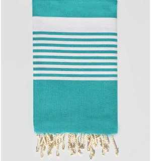 arthur Dartmouth green beach towel Fouta Tunisia - 1
