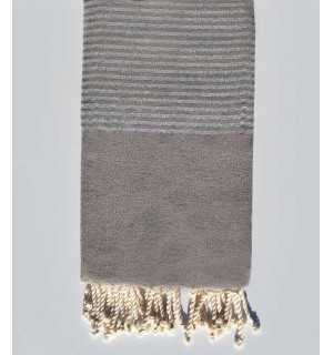 Taupe lurex fouta Fouta Tunisia - 1
