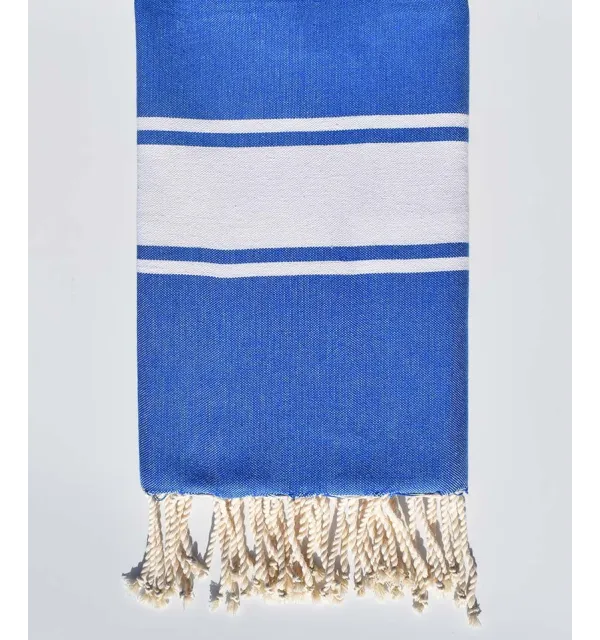 Flat Carribean Blue fouta Fouta Tunisia - 1