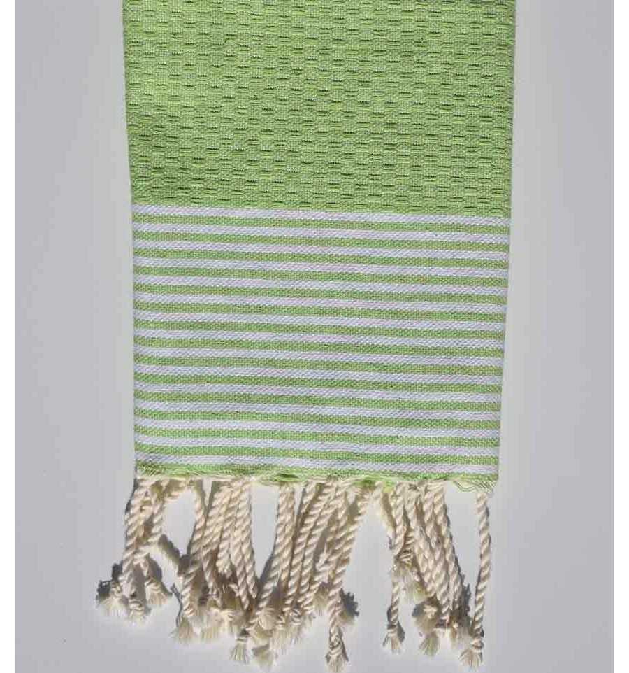Anise green napkin Fouta Tunisia - 1