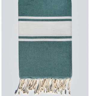 Flat viridian green fouta  - 1