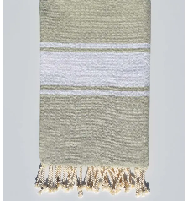 Flat Aquamarine beach towel Fouta Tunisia - 1