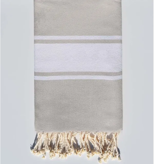 Flat Almond beach towel  - 1