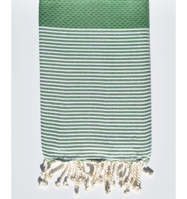 Honeycomb medium green Fouta  - 1