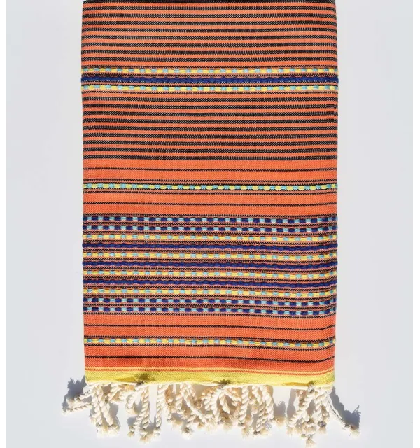 Arabesque orange fouta  - 1