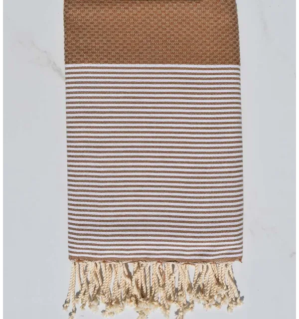 Honeycomb Copper Fouta  - 1