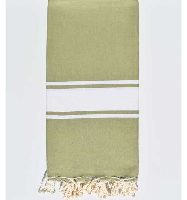 Bedspreads medium green Fouta Tunisia - 1