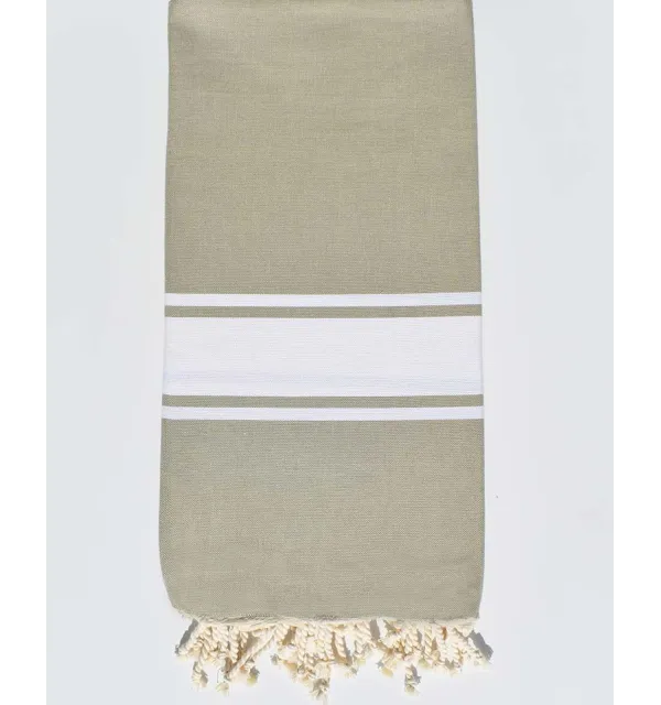 Khakhi green throw 1.90m*2m  - 1