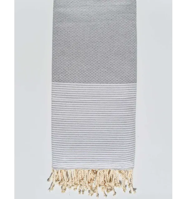 Light gray bis throw  - 1