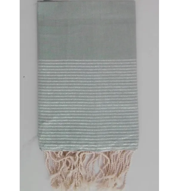FOUTA Lurex PLATE Parme 