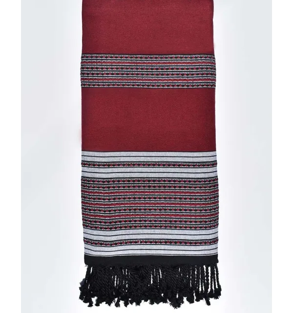 Arabesque Antique ruby throw  - 1