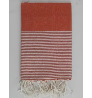 FOUTA Lurex PLATE Bleu fumée 
