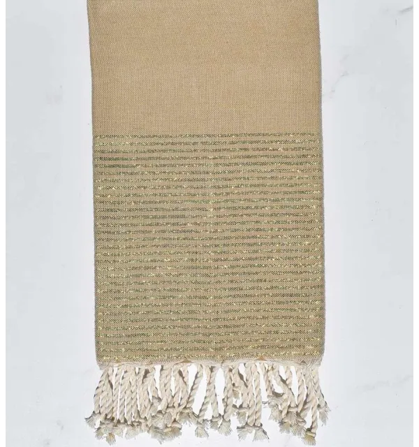 Flat sand lurex fouta  - 1
