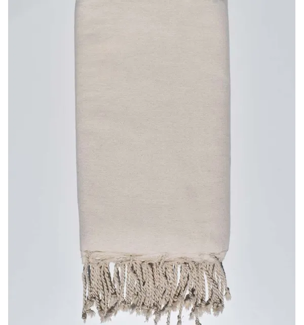 Cream white Throw  - 1