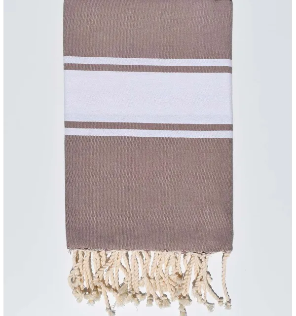 Mountbatten Pink Beach Towel Fouta Tunisia - 1