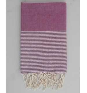 FOUTA Lurex PLATE Bleu fumée 