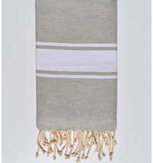 Flat Tourtelle beach towel Fouta Tunisia - 1