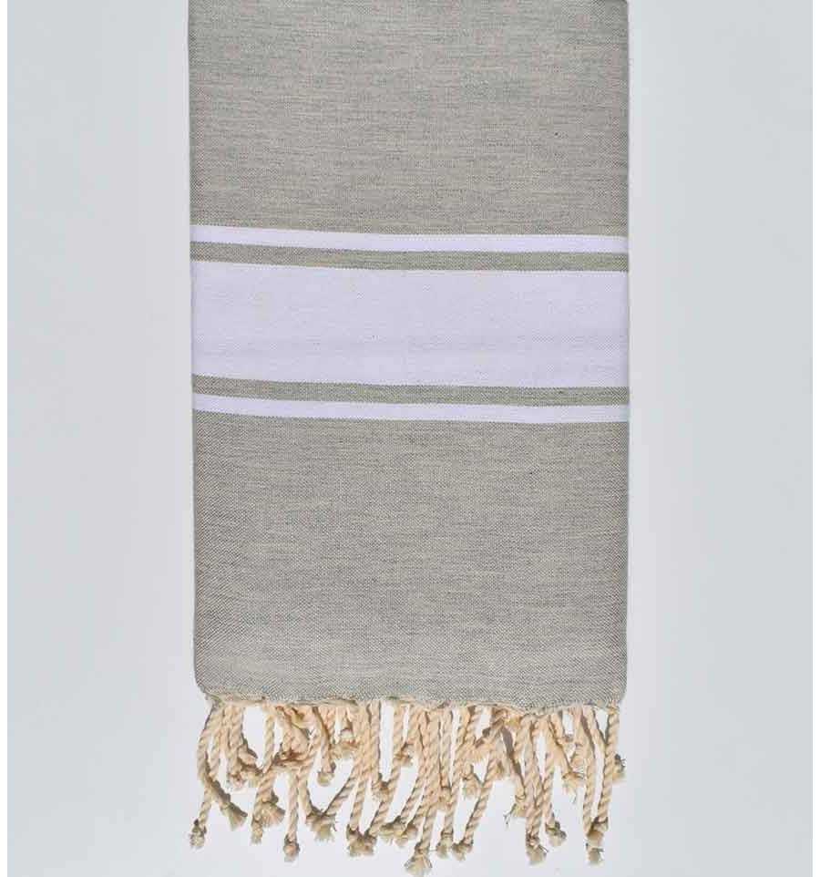Flat Tourtelle beach towel Fouta Tunisia - 1