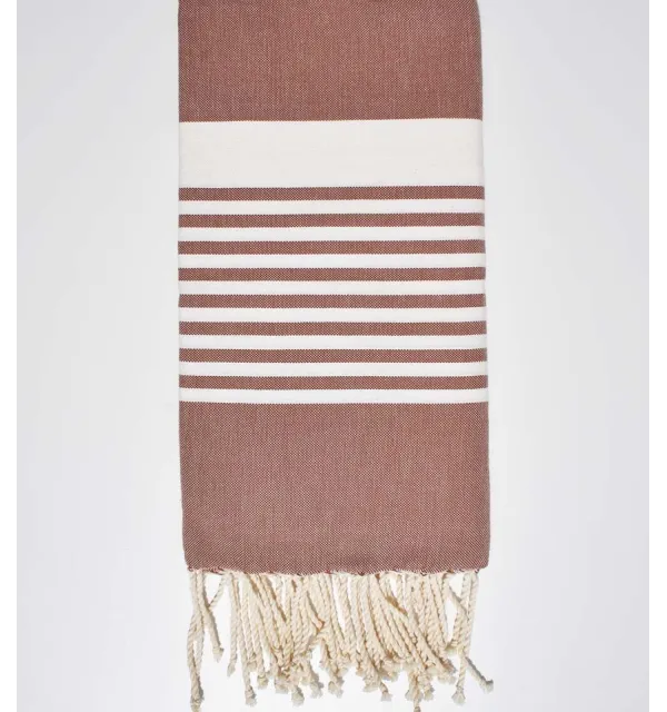 Arthur Blast-off bronze beach towel Fouta Tunisia - 1