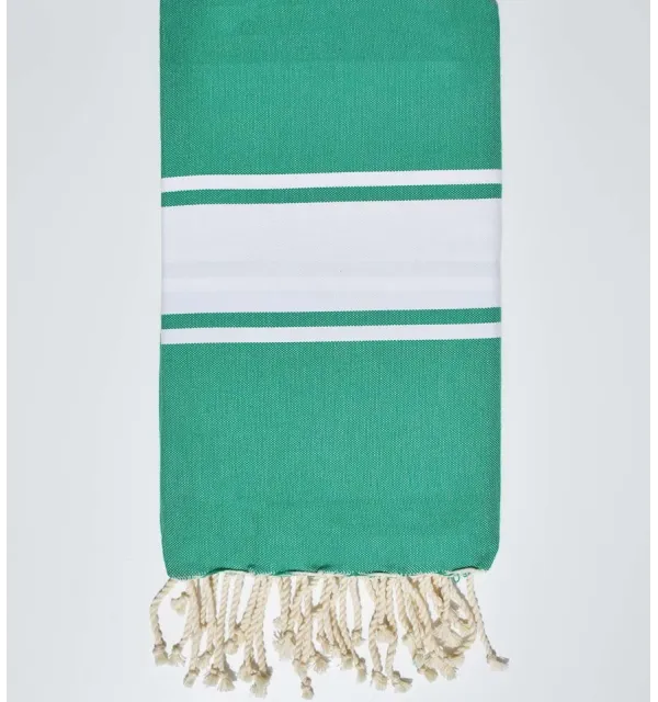 Flat malachite green fouta Fouta Tunisia - 1