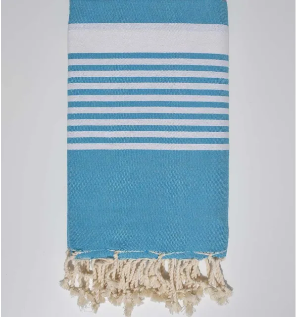 Thrown celestial blue Fouta Tunisia - 1