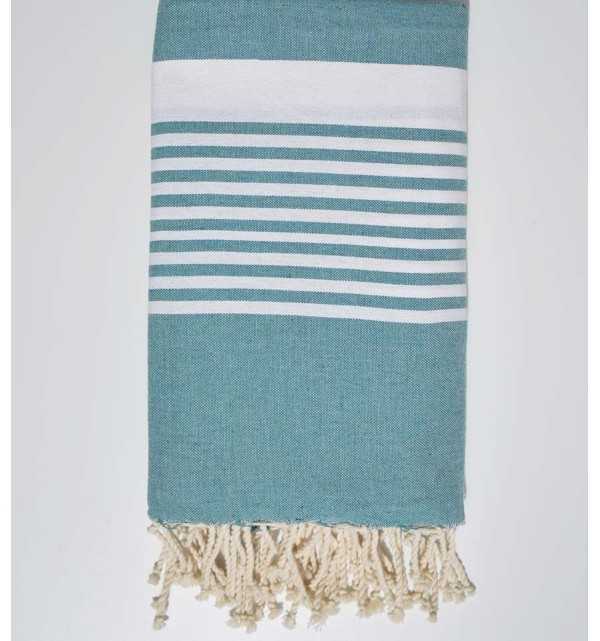 Blue-green big fouta  - 1