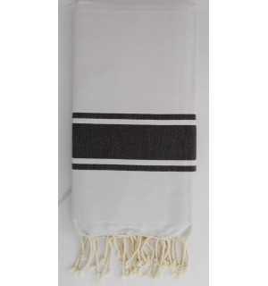 Fouta Plate orange corail 