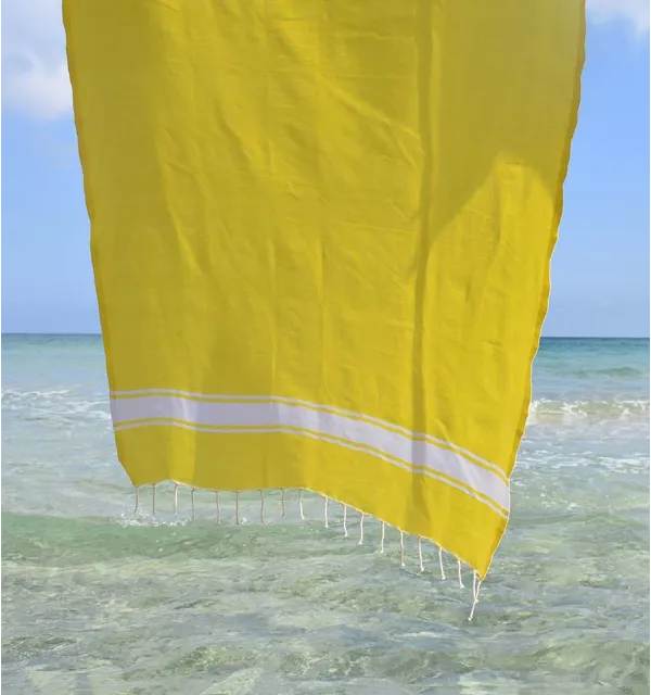 Flat yellow fouta Fouta Tunisia - 4