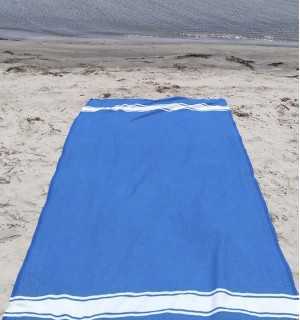 Flat B'dazzled blue Fouta Fouta Tunisia - 1