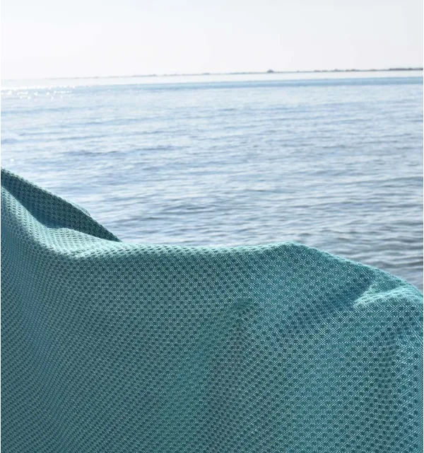 honeycomb pine green beach towel  - 4