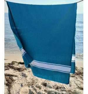 Beach Towel Flat blue Duck  - 1