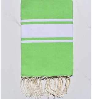 Flat light green fouta Fouta Tunisia - 1