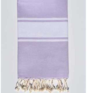 Beach towel light purple Fouta Tunisia - 1